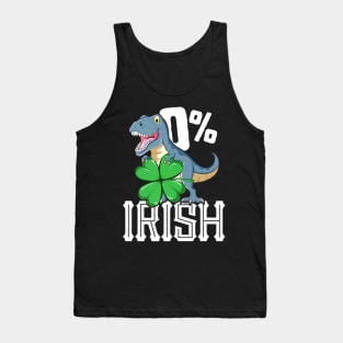 Rex St Patricks Day Dinosaur Tank Top